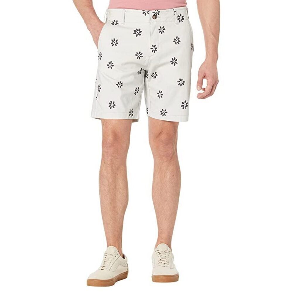 BENSON Knot Chino Printed Shorts Gray 40